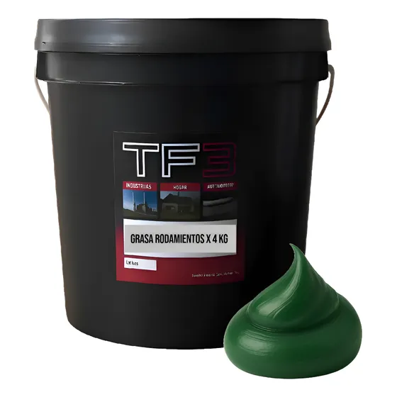 Grasa Verde Tf3 Para Rodamientos - 4 Kg Altas Temperaturas