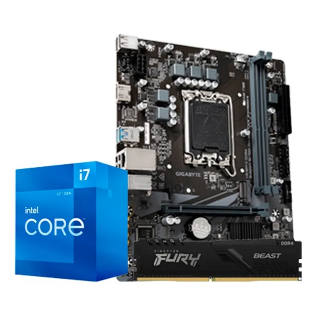 Kit Actualización Intel Core I7 12700 H610 32gb Ssd 480gb