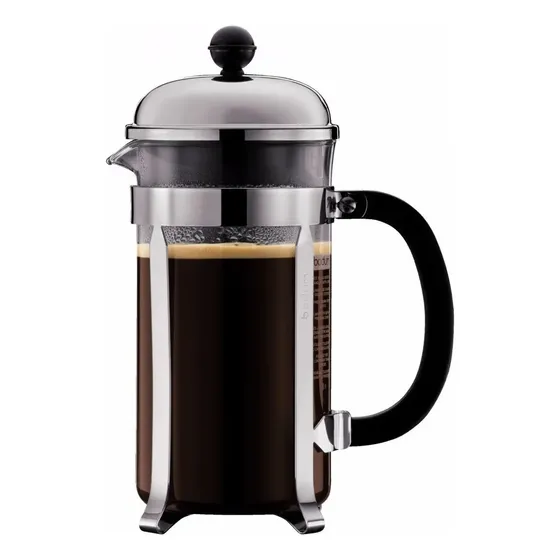 Cafetera Bodum Chambord 8 Poc. 1 Lt Prensa Francesa Color Chrome | Cuotas sin interés