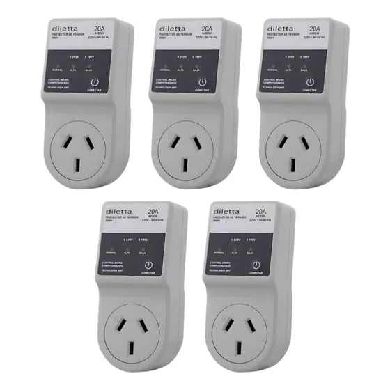 Protector De Tensión Diletta 4400w Inverter 20a X 5 Unidades