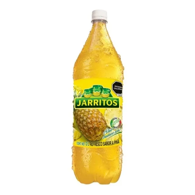 Refresco Jarritos Sabor Piña 12 Pz De 2 L