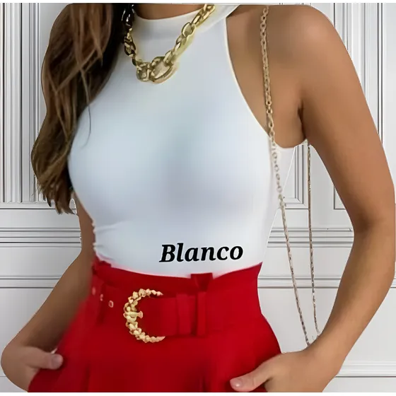 Bodys Olimpico Cuello Alto Para Dama