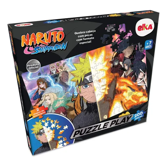 Puzzle Rompecabezas Play Naruto Shipudden 200 Piezas Ub