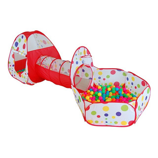 Tunel Alberca Gusano Pelotas Casa Didactico Juegos Canasta Color Rojo Tunel Alberca Gusano Pelotas Casa Didactico Juegos Canasta Color Rojo
