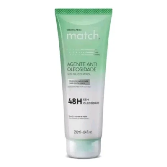 Condicionador Antioleosidade Match Oleosos 250ml O Boticário