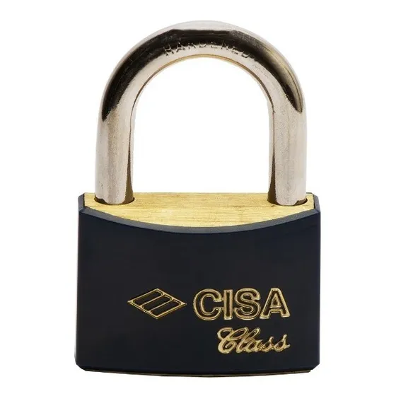 Candado De Arco 60mm Cubierta Abs Con 2 Llaves Cisa Class