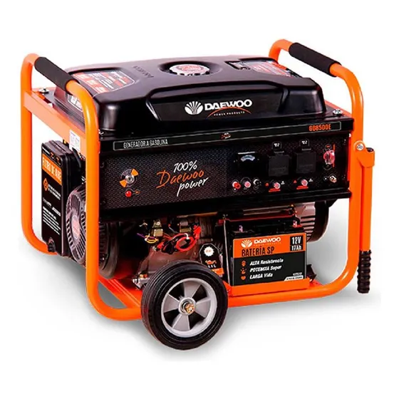 Generador Eléctrico Grupo Electrógeno Nafta Daewoo GD8500E 7500w