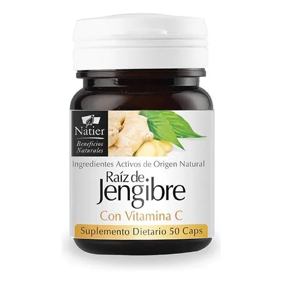 Jengibre Concentrado Natier X 50 Cápsula