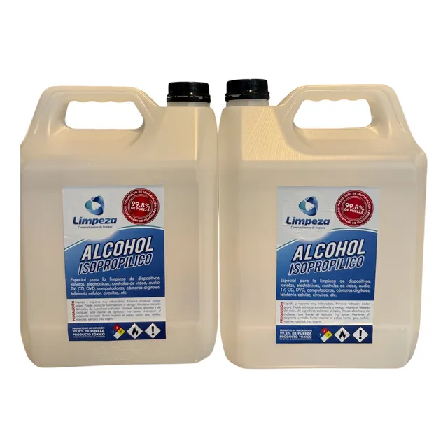Alcohol Isopropílico 99.8% Pureza Extrema 2 Galones De 4 L