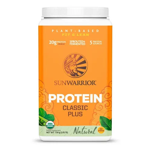 Proteína Vegana Sunwarrior Classic Plus Natural 750 Grs