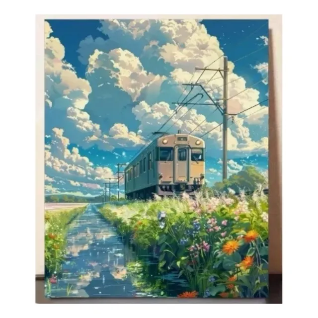 Hayao Miyazaki Pintar Por Números Hogar Cuadros Decorativos