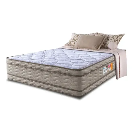 Colchão Queen OrtoFirm 158x198x32 Double Face Espuma D33 Dourado CAMA INBOX