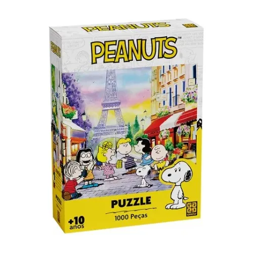 Puzzle Quebra Cabeça Snoopy Peanuts 1000 Peças 04426 Grow
