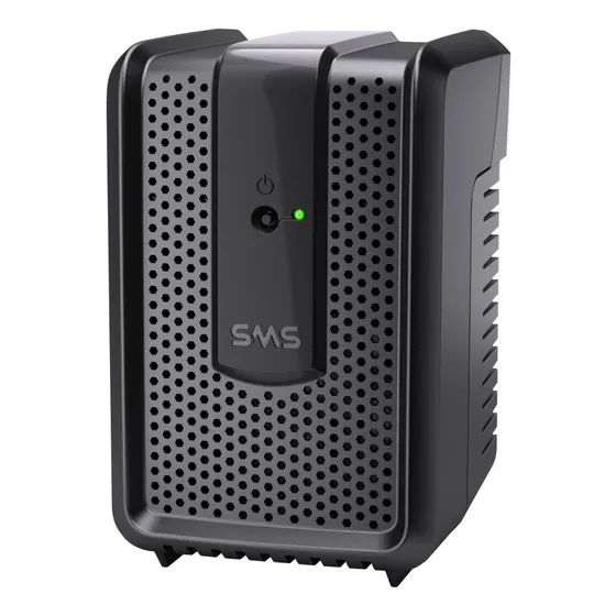 Estabilizador de tensão SMS Revolution Speedy 300S 300VA entrada de 115V - 127V e saída de 115V preto
