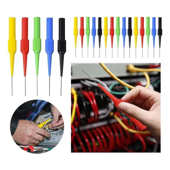 15 Punta De Tester Electrico Para Multimetro Digital Prueba
