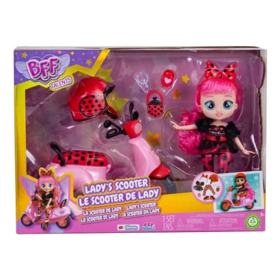 Muñeca Cry Babies Bff Ladies Scooter