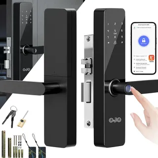 Ojo® Cerradura Inteligente Electrónica Huella Clave Silver