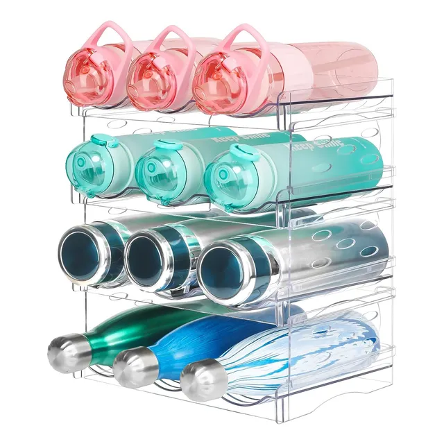 Organizador De Botellas De Agua, Organizador Apilable D...