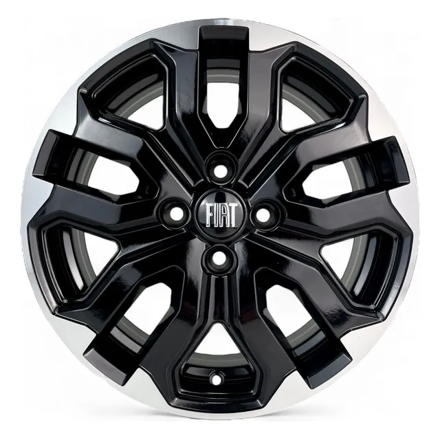 Jogo Roda Krmai S55 Fiat Strada Ultra Aro 15x6 4x98 Uno Mobi