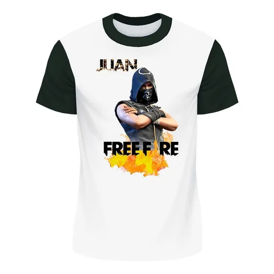 Franela  Niño  Niñas Y Adultos Free Fire Cumpleaños Cotillon