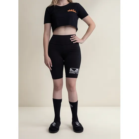 Shorts Overcome X Bad Boy Biker Preto