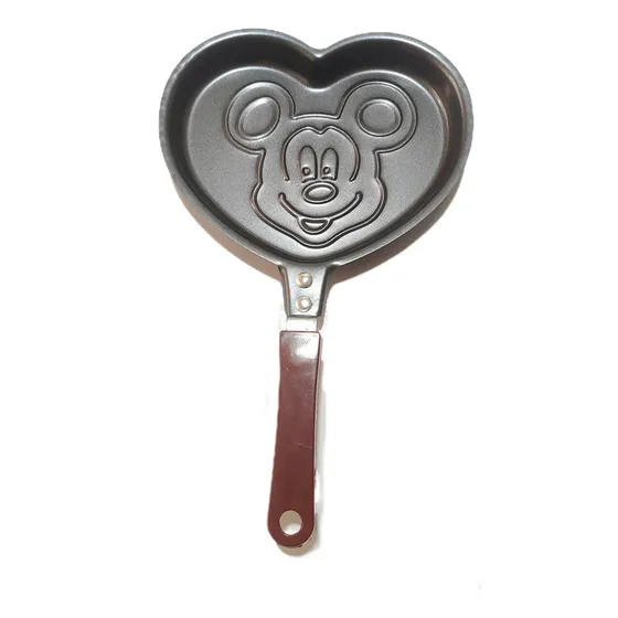 Mini Sartén Antiadherente Mickey Mouse - Corazón Panquecas