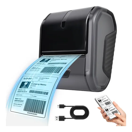 Impresora Térmica Portátil 20-80mm Bluetooth