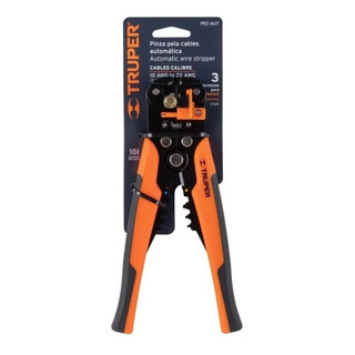 Pinza Pela Cables Calibres 10-22 Awg Automática Truper 17360 Pinza Pela Cables Calibres 10-22 Awg Automática Truper 17360