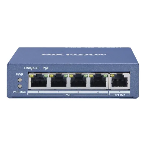 Switch Gigabite 4 Puertos Poe + 1 Puerto 10/100/1000 Mbps