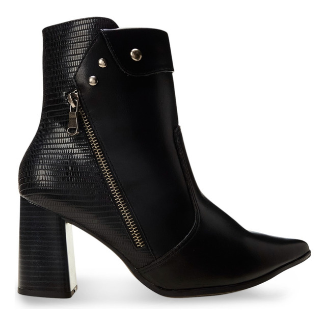 Bota Casual Feminina 25-58131 Com Salto Bloco Alto Ramarim Bota Casual Feminina 25-58131 Com Salto Bloco Alto Ramarim
