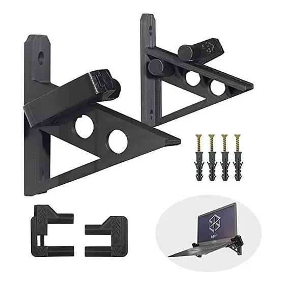 Suporte Parede Notebook Aberto - Universal