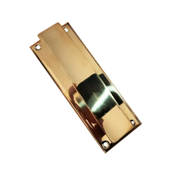 Manijon Liviano Liso De Bronce Pulido 45 X 130mm Fondere