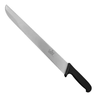 Faca Cabo Preto Facão Longa 18 Polegadas Aço Inox 44,5cm Faca Cabo Preto Facão Longa 18 Polegadas Aço Inox 44,5cm