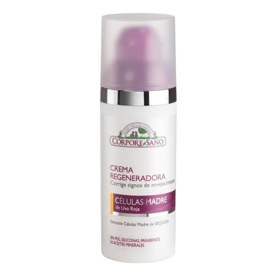 Crema De Rostro Regeneradora Células Madre Uva 55ml Vegana