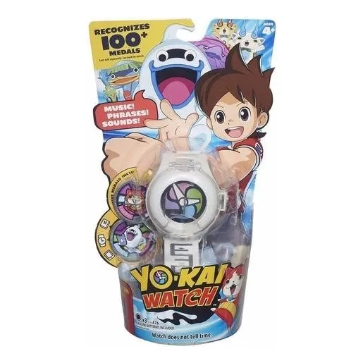Relógio Yo Kai Watch Com 2 Medalhas Lacarado Hasbro