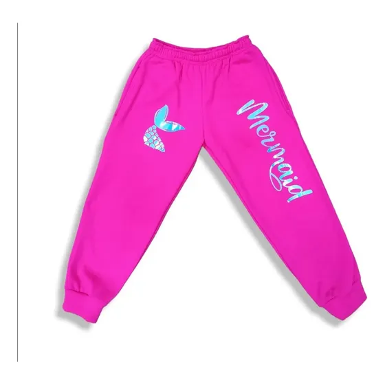Pantalón Deportivo Para Niñas De Sirena 