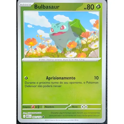 Carta Bulbasaur (#133/132) Português | MercadoLivre