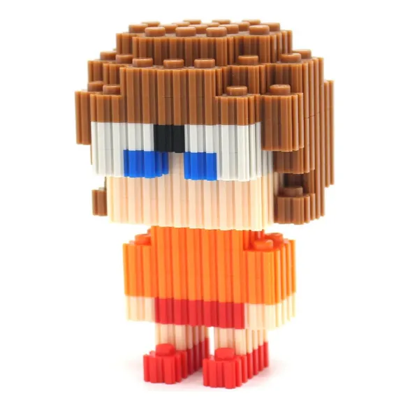 Juguete De Construcción Pixel Blocks De Vilma Scooby Doo