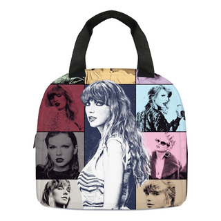 Taylor Swift Caliente Aislante Fresco Lonchera Almuerz Bolsa Taylor Swift Caliente Aislante Fresco Lonchera Almuerz Bolsa