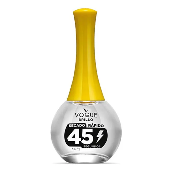 Esmalte Vogue Tratamiento Brillo Secado Rápido