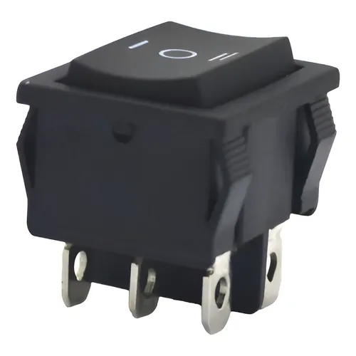 ちー 6枚 Chave Interruptor TEK8 6 Pinos 20A 3 Posições (ON)-OFF-(ON) 5pçs