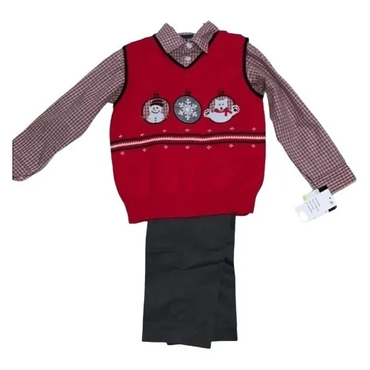 Set De 3 Piezas Niños / Camisa, Pullover, Pantalon Tfw