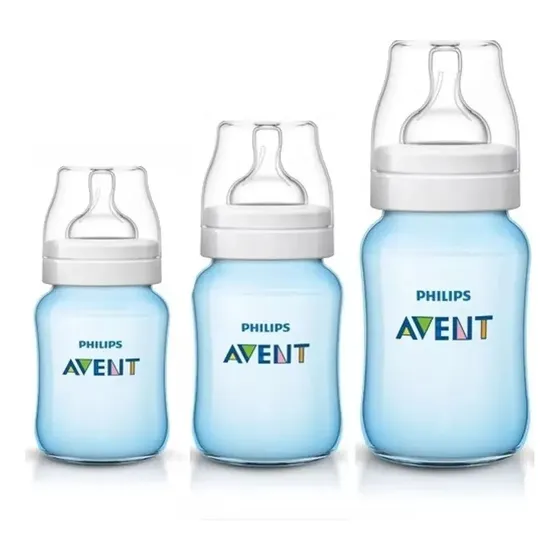 Set De Teteros Triple Pack Avent Anticólico 4, 9, 11 Oz