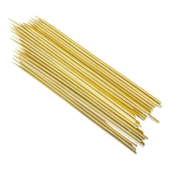 1000 Palito Espeto Bambu P/ Churrasco 25cm - Extra Forte