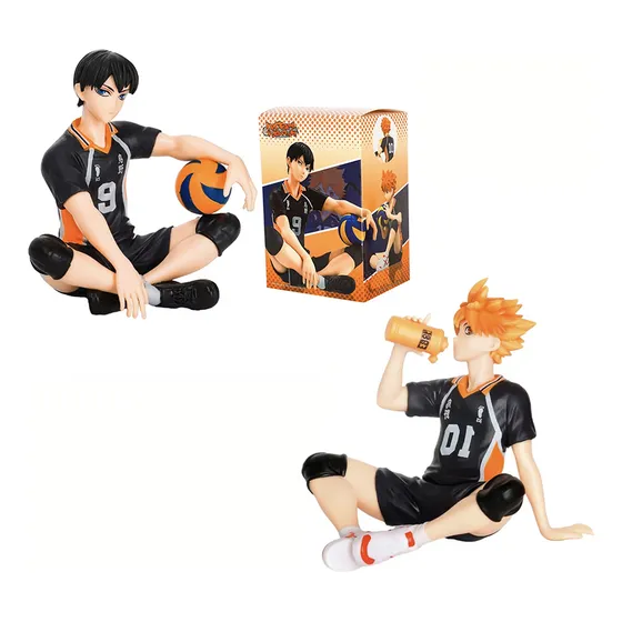 Kit Haikyuu Shoyo Hinata E Kageyama Tobio Boneco Vôlei Anime