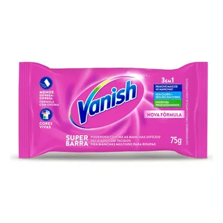 Tira Manchas Vanish Super Barra Para Roupas Coloridas 75g Tira Manchas Vanish Super Barra Para Roupas Coloridas 75g