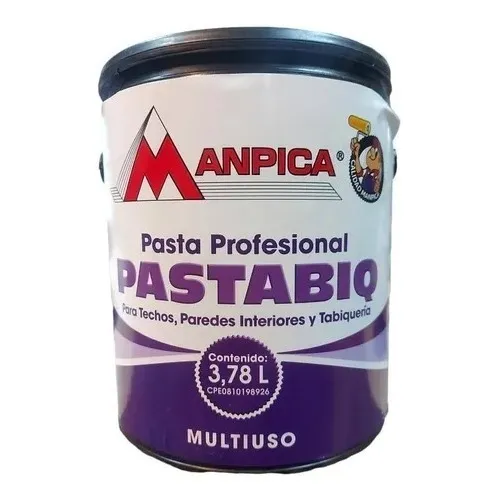 Pasta Profesional Para Paredes Galon Manpica Tienda
