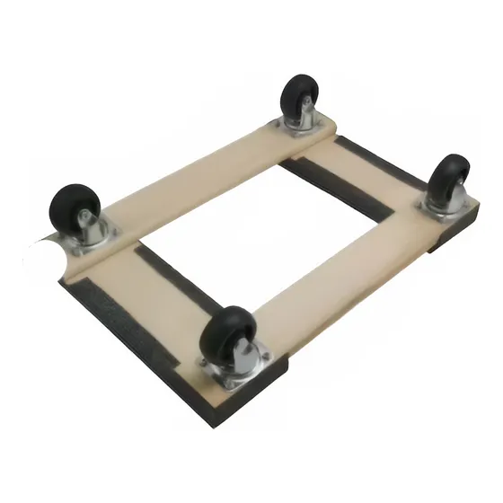 Carro Plataforma Base De Madera Con Ruedas
