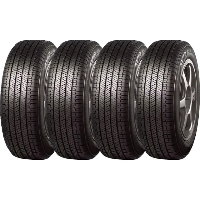 Kit de 4 llantas Yokohama AVID S34B Varios Vehículos todos los Años P 205/60R16 91 H