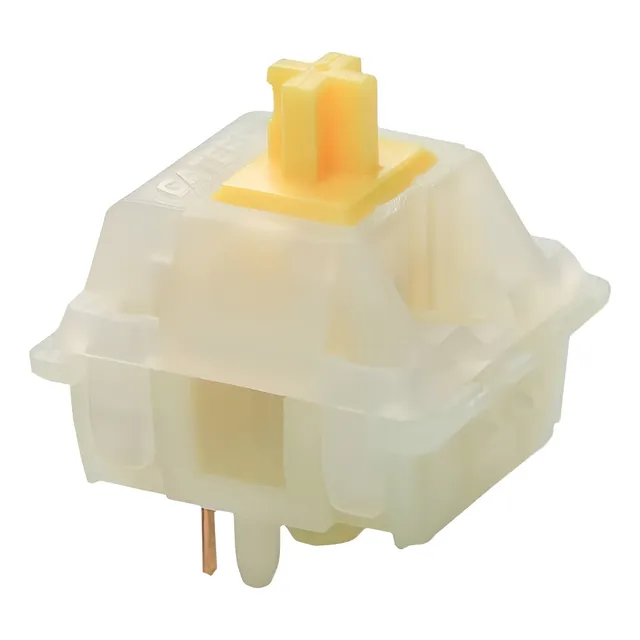 Switches Gateron Milky Yellow Tipo Lineal 